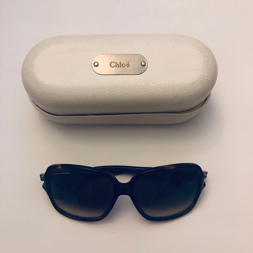 Chloe Tortoise Shell Sunglasses